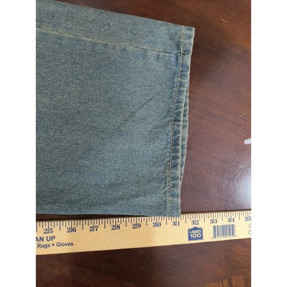 Urban Label Jeans mens 38x32 high rise Y2K Hip Hop Skater Green(Flaw Read Desc) - Picture 9 of 13